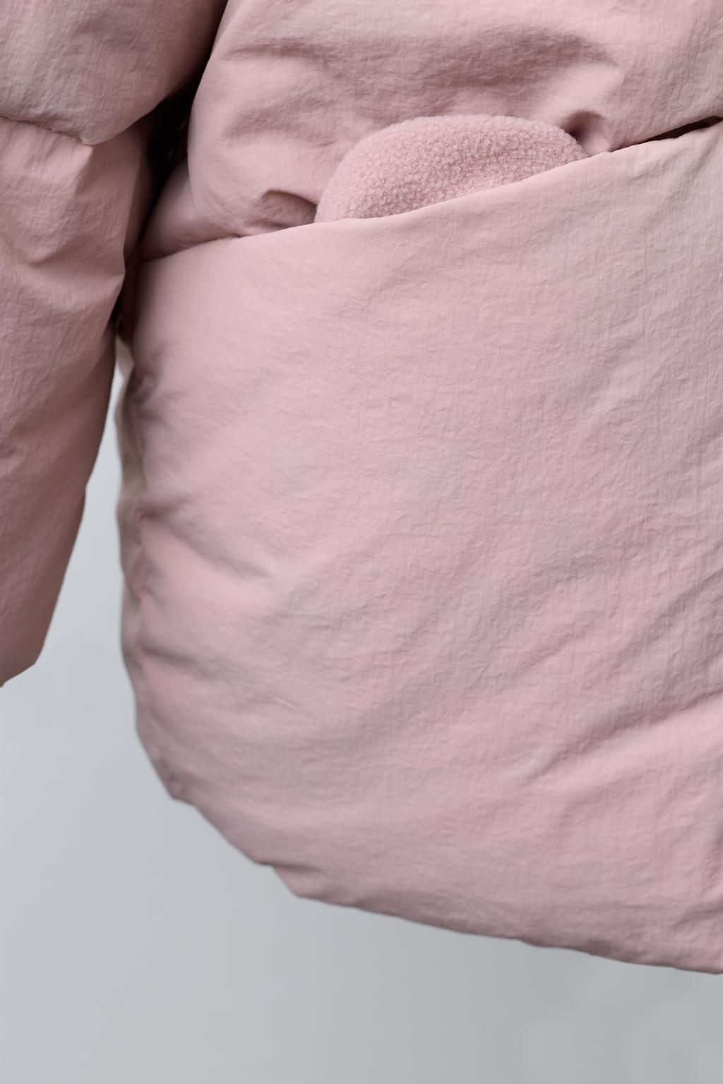 ПУХОВИК WATER REPELLENT С ОТСТЕГИВАЮЩИМСЯ МЕХОВЫМ КАПЮШОНОМ