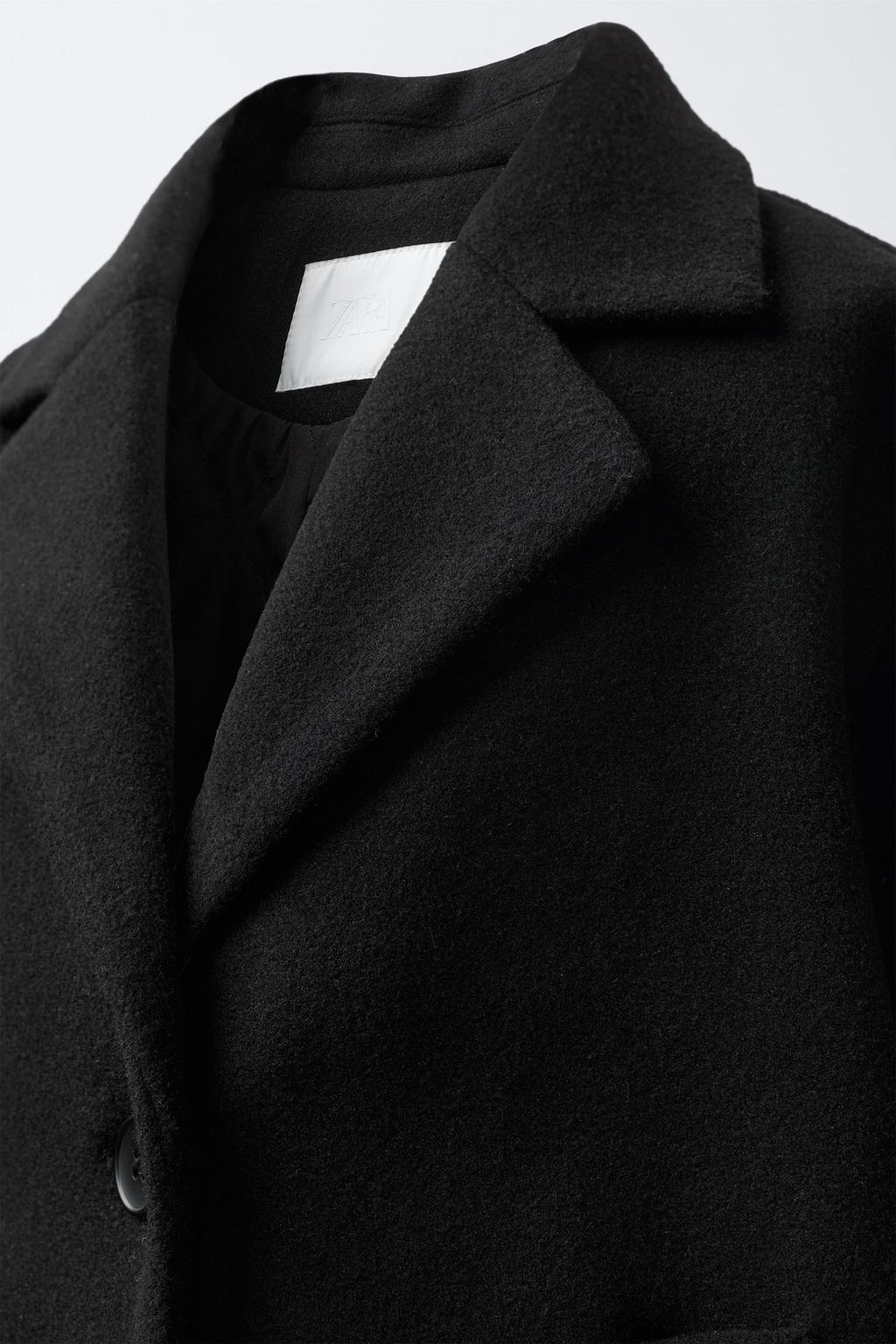 ПАЛЬТО ИЗ ШЕРСТЯНОЙ ТКАНИ