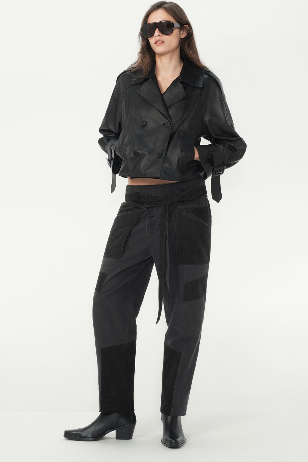 БРЮКИ КАРГО С ПЭЧВОРКОМ — THE ITEM ZARA WOMAN