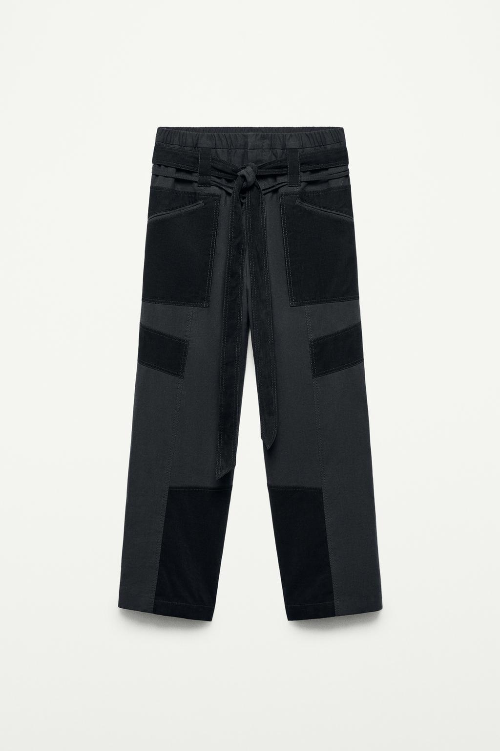 БРЮКИ КАРГО С ПЭЧВОРКОМ — THE ITEM ZARA WOMAN