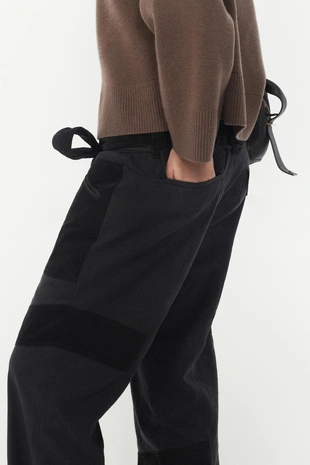 Брюки карго с пэчворком — THE ITEM ZARA WOMAN- Заказать в России