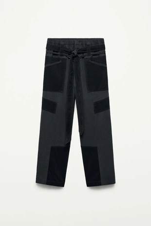 Брюки карго с пэчворком — THE ITEM ZARA WOMAN- Заказать в России