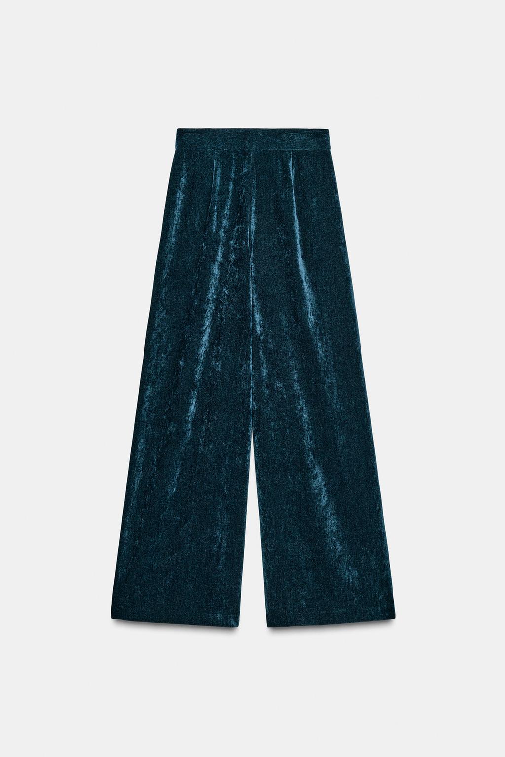 ШИРОКИЕ БРЮКИ ИЗ ВЕЛЬВЕТА