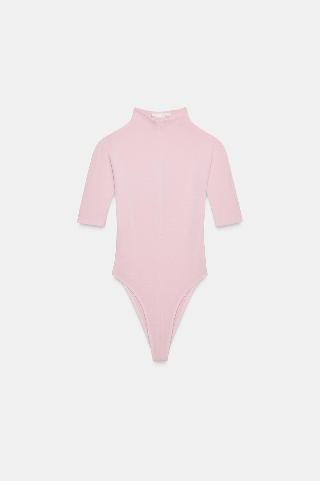 БОДИ В ДЕРЕВЕНСКОМ СТИЛЕ С ВЫСОКИМ ВОРОТНИКОМ