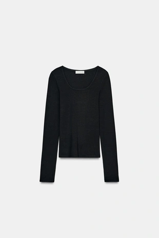 Футболка с длинными рукавами- Заказать в России