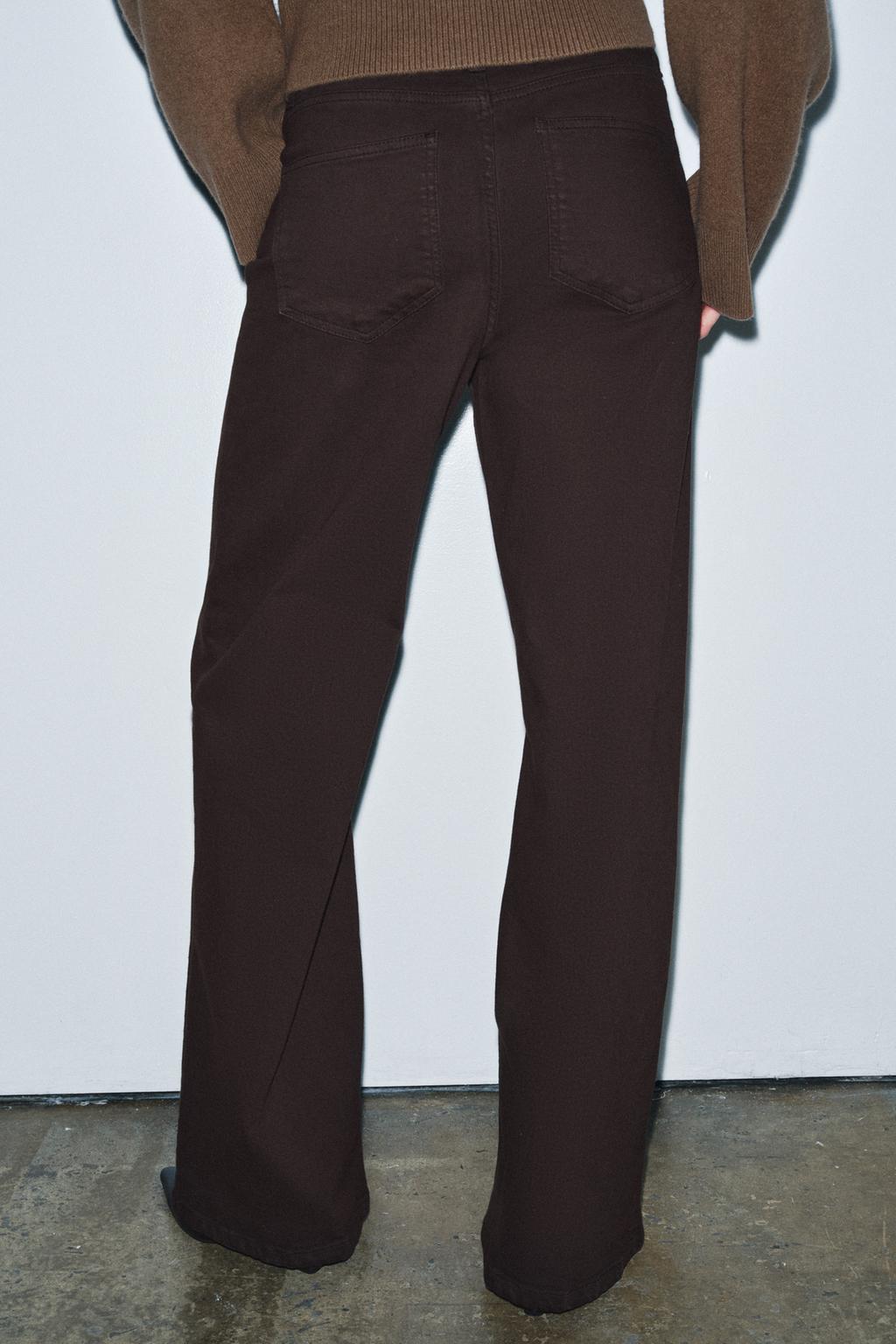 ДЖИНСЫ WIDE LEG С ВЫСОКОЙ ПОСАДКОЙ — ZW COLLECTION