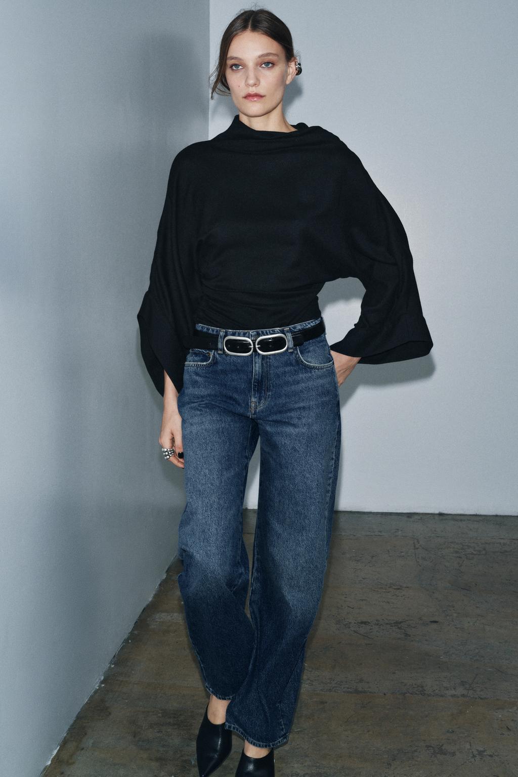 ДЖИНСЫ ZW COLLECTION BARREL СО СРЕДНЕЙ ПОСАДКОЙ