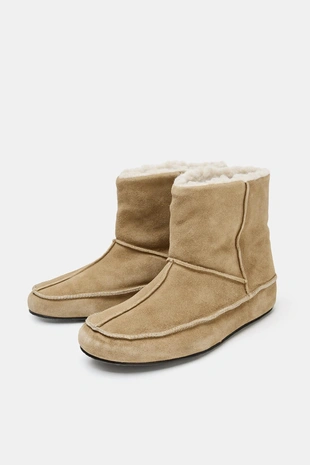 Купить Zara Мягкие кожаные ботинки