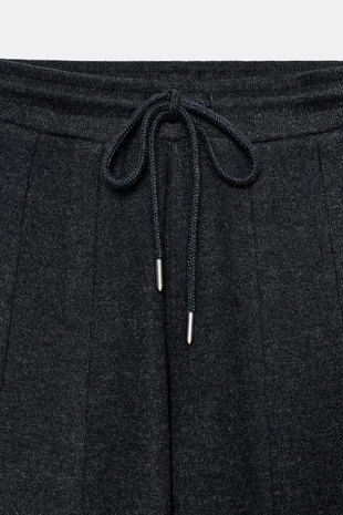 Брюки BALLOON из мягкой ткани в рубчик- Заказать в России