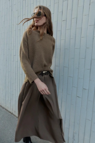 Купить Zara Мягкий трикотажный свитер