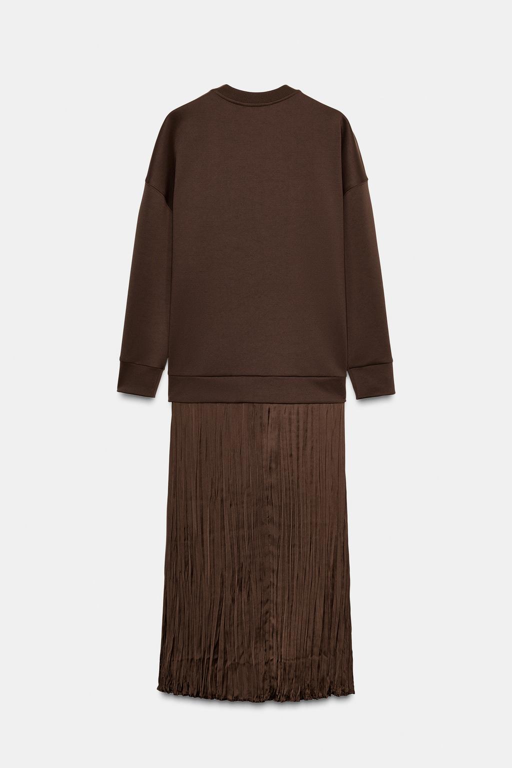 КОМБИНИРОВАННОЕ АТЛАСНОЕ ПЛАТЬЕ