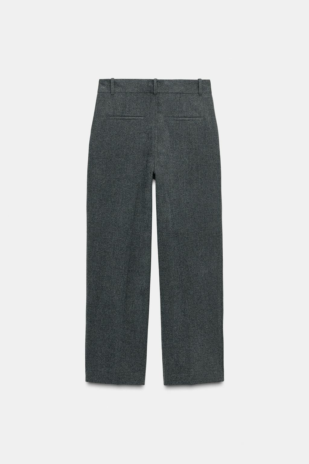 ПРЯМЫЕ БРЮКИ С ЗАЩИПАМИ