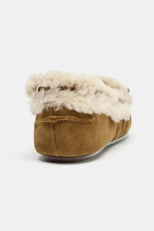 Комбинированные замшевые мокасины- Заказать в России