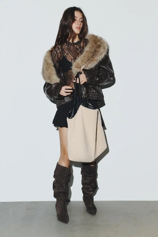 Купить Zara Двусторонняя сумка-шопер