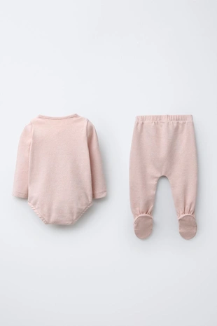 Купить Zara Комплект боди и ползунков меланж