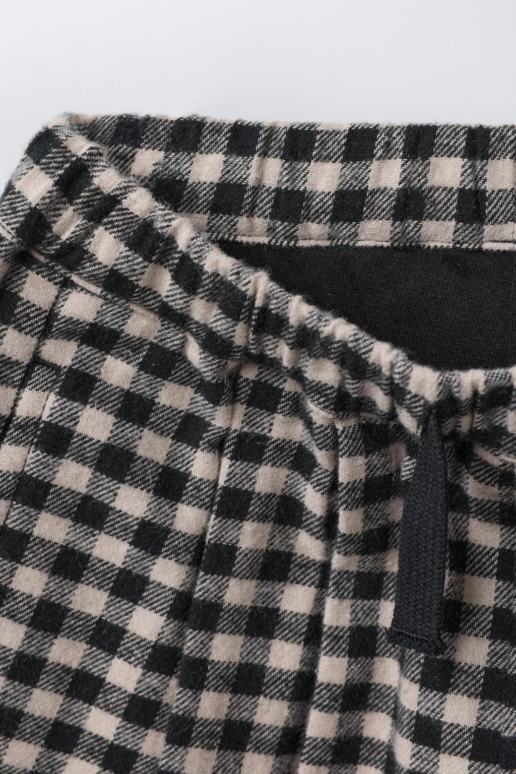 БРЮКИ BAGGY В КЛЕТКУ ВИШИ