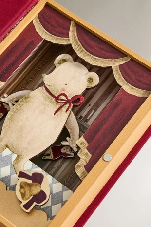 Рождественская музыкальная шкатулка с мышью-примадонной- Заказать в России