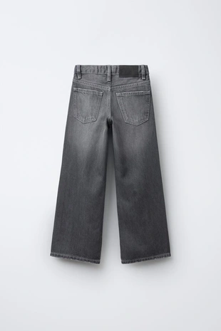 Купить Zara Джинсы WIDE LEG со стразами