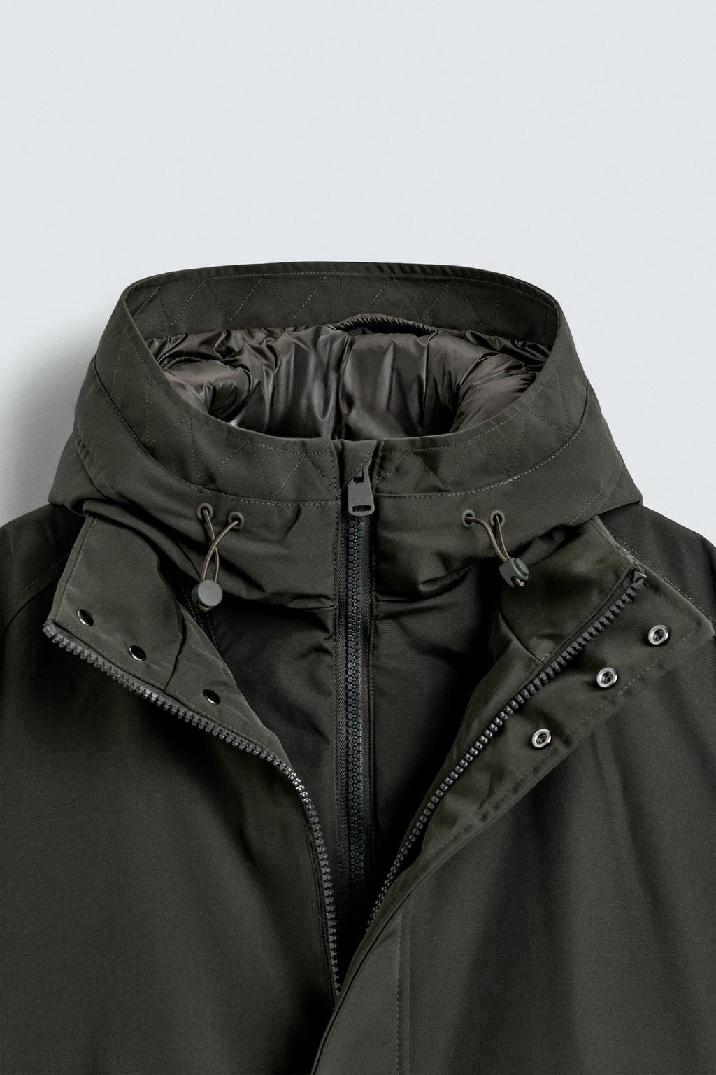 ТЕХНИЧЕСКАЯ ПАРКА WATER REPELLENT С ОТСТЕГИВАЮЩИМИСЯ ДЕТАЛЯМИ