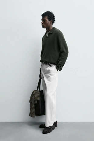 Поло из 100% шерсти- Заказать в России