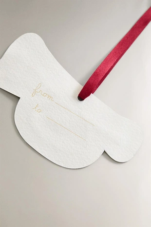 Набор бирок для подарков в виде рождественских фигур (набор из 8 штук)- Заказать в России