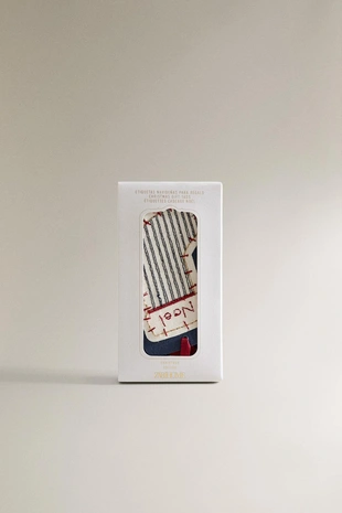 Набор бирок для подарков в виде рождественских фигур (набор из 8 штук)- Заказать в России