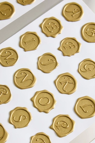 Набор наклеек-печатей с буквами для рождества (набор из 78 штук)- Заказать в России