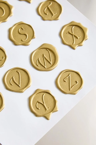 Набор наклеек-печатей с буквами для рождества (набор из 78 штук)- Заказать в России