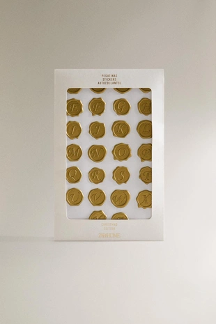 Набор наклеек-печатей с буквами для рождества (набор из 78 штук)- Заказать в России