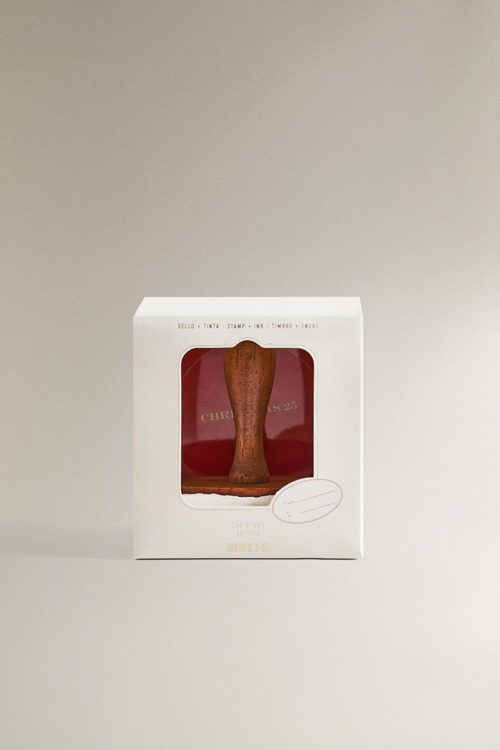 Набор рождественских печатей на ярлыках