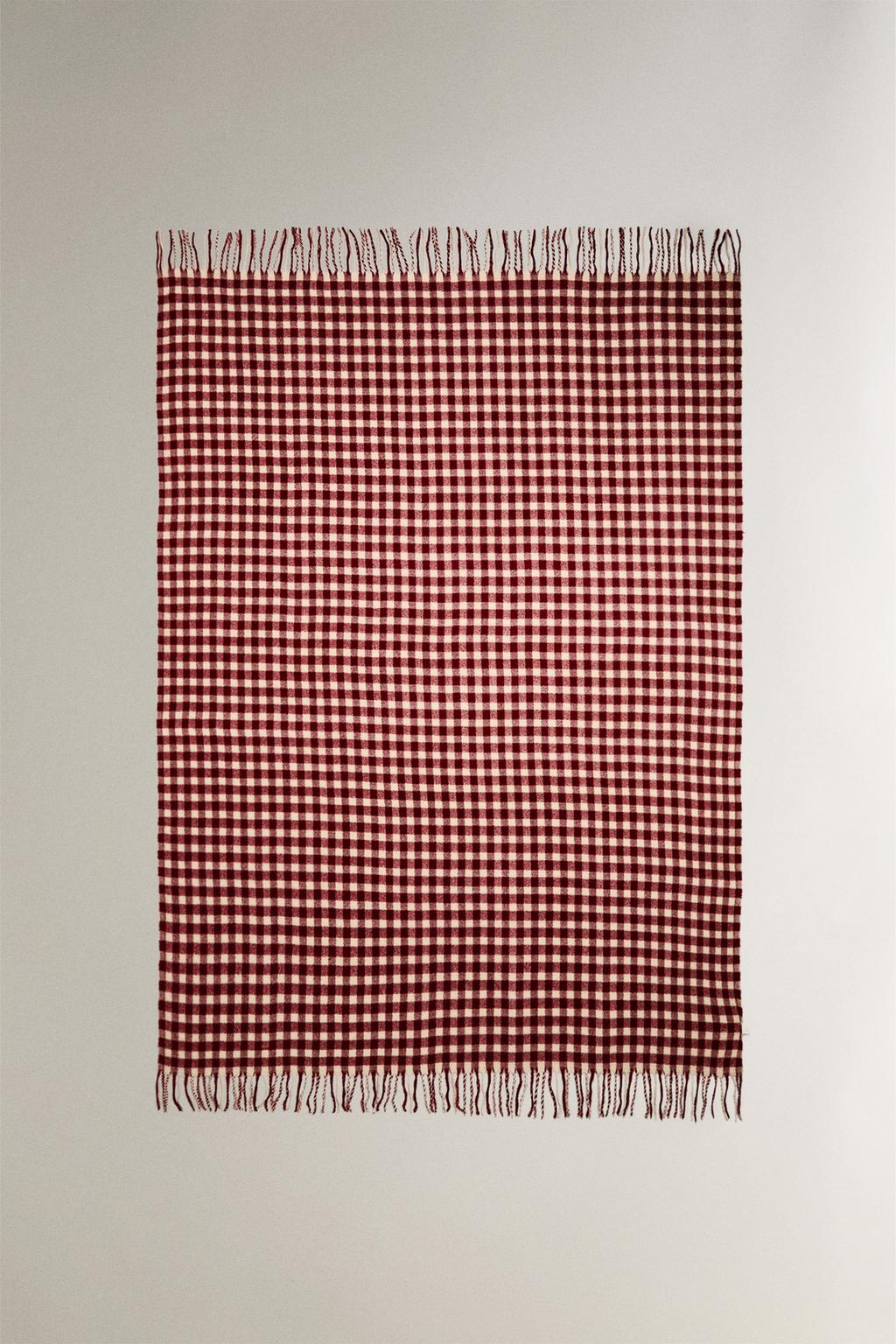 Плед soft gingham christmas