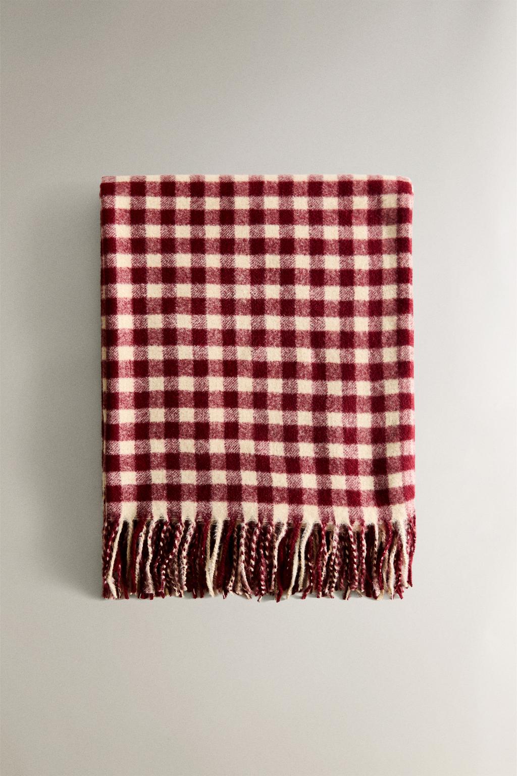 Плед soft gingham christmas