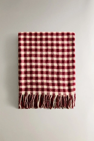 Плед SOFT GINGHAM CHRISTMAS- Заказать в России