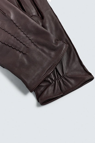 Кожаные перчатки- Заказать в России