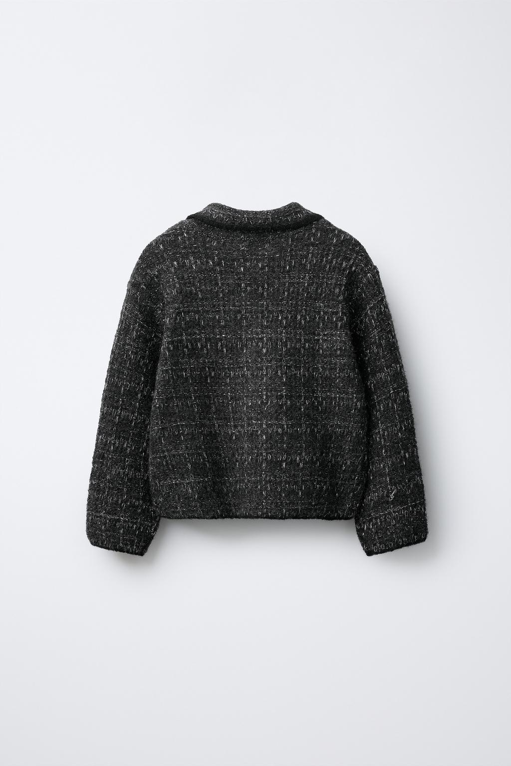 КАРДИГАН С БЛЁСТКАМИ И БАРХАТНЫМИ БАНТАМИ