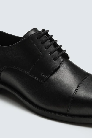 Black | 2409/620/800 - Zara Кожаные туфли