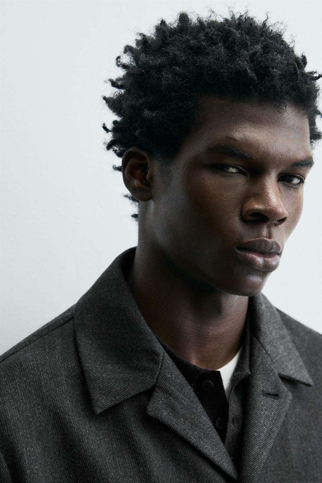 КУРТКА-РУБАШКА ИЗ 100% ШЕРСТИ С КАРМАНАМИ