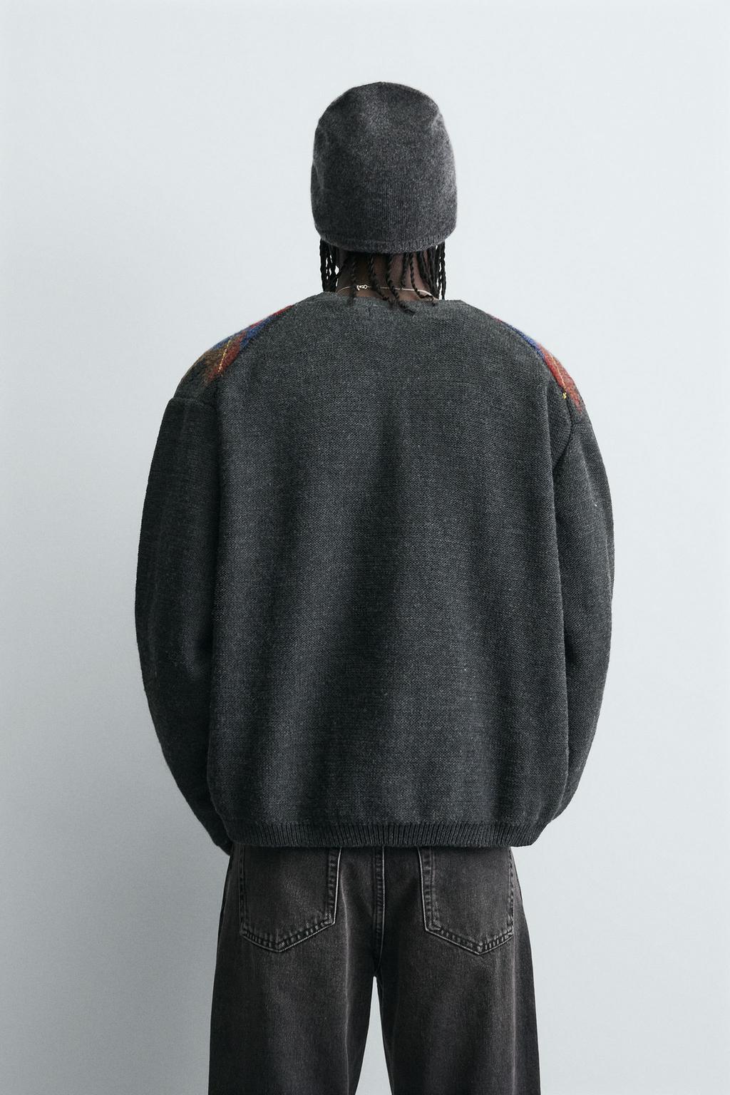 КАРДИГАН JACQUARD С РОМБАМИ