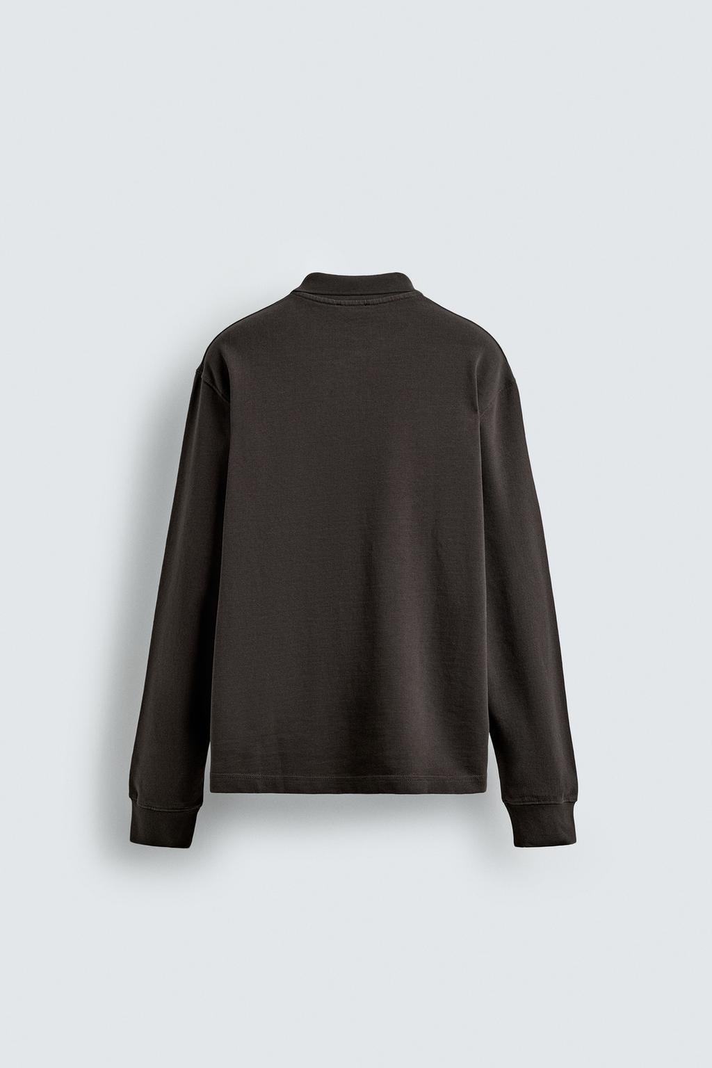 ПОЛО РЕЛЬЕФНОЕ С ЭФФЕКТОМ ПОТЕРТОСТИ