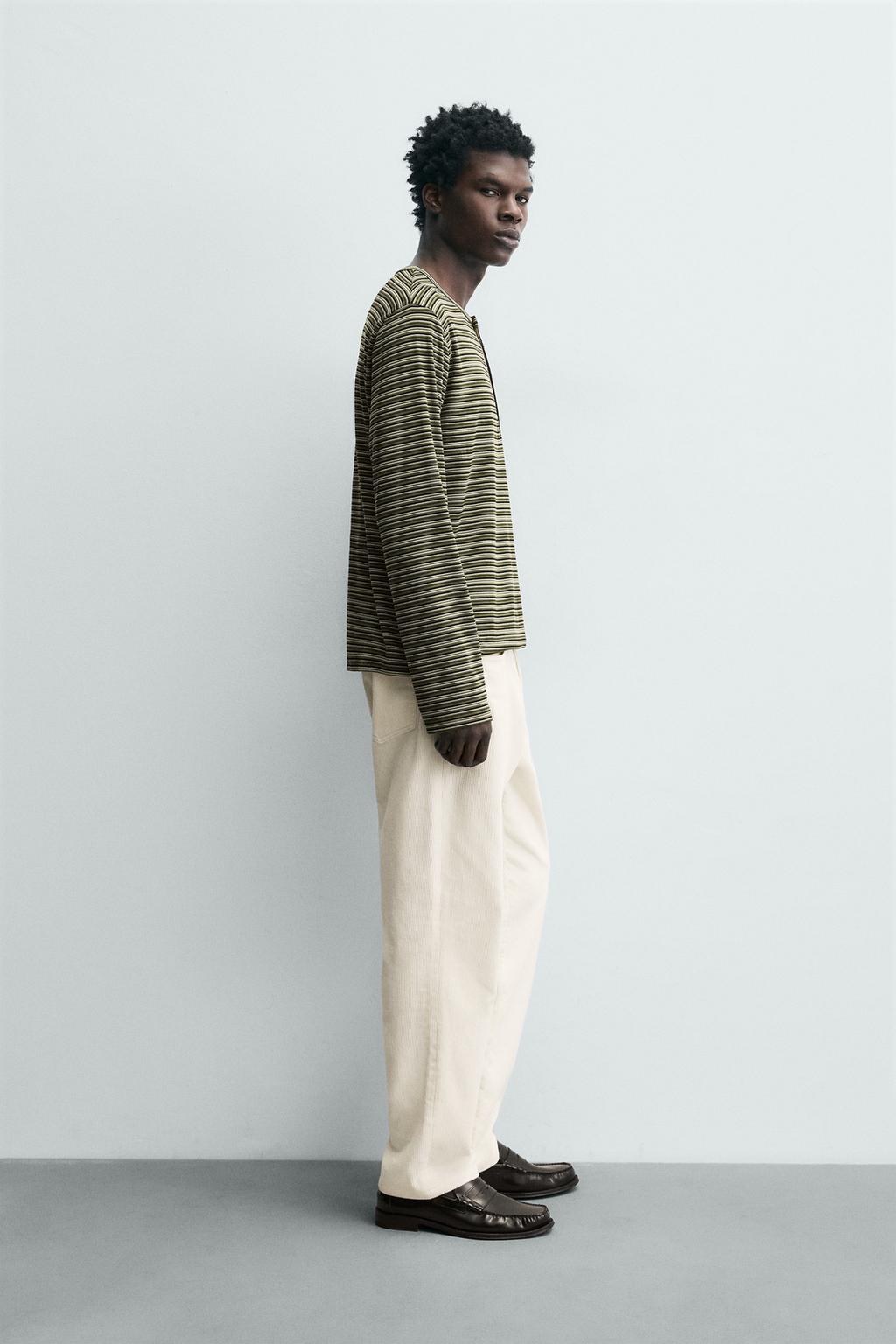 ФУТБОЛКА В ПОЛОСКУ С ВОРОТНИКОМ НА КНОПКАХ