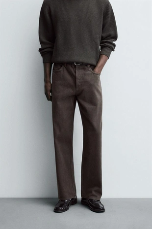 Купить Zara Джинсы STRAIGHT FIT