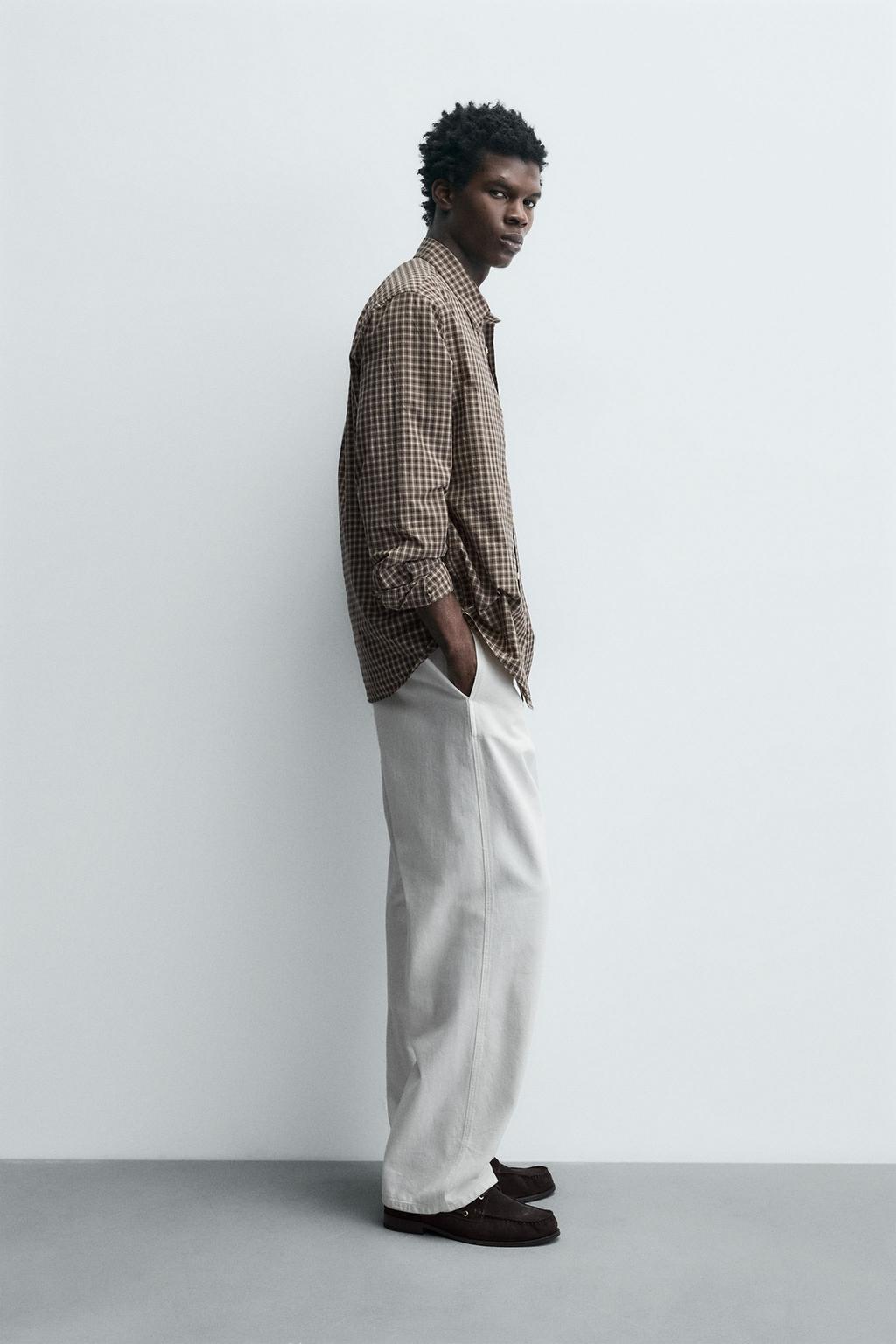 РУБАШКА RELAXED FIT В КЛЕТКУ