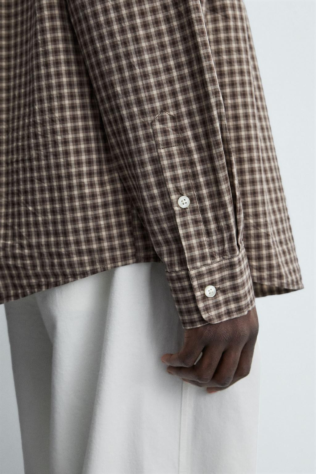 РУБАШКА RELAXED FIT В КЛЕТКУ