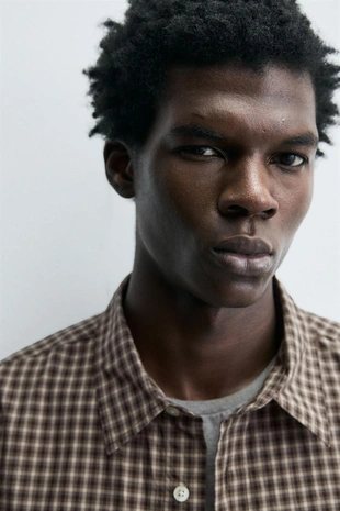 Рубашка RELAXED FIT в клетку- Заказать в России