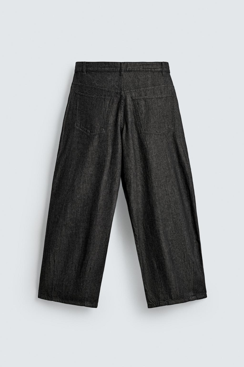 Джинсы с легкими складками