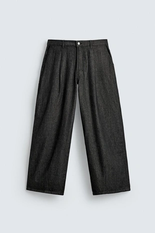 Джинсы с легкими складками- Заказать в России