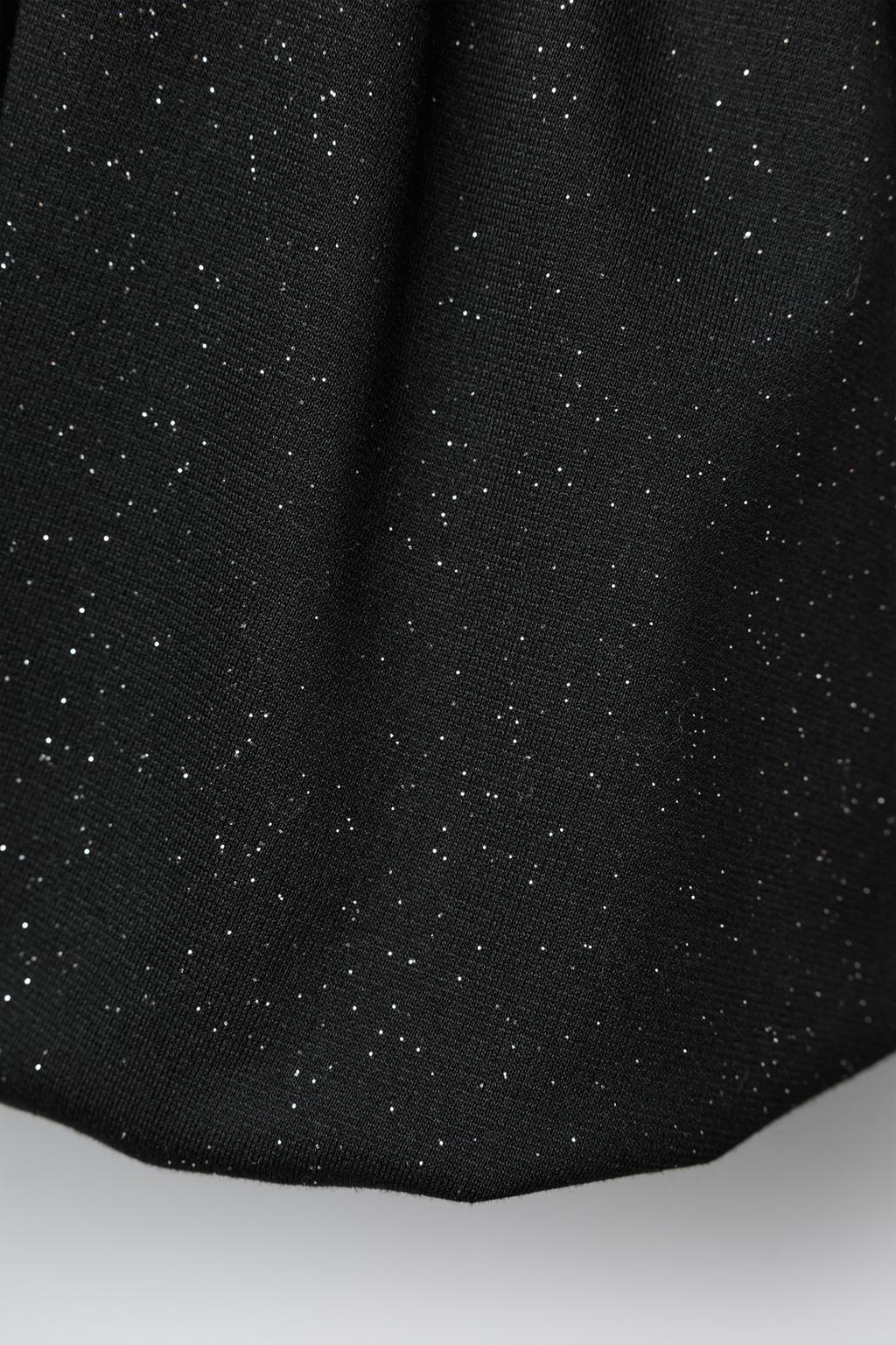 ЮБКА-БАЛЛОН ИЗ ТРИКОТАЖА ПУНТО РОМА С БЛЁСТКАМИ