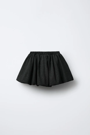 Купить Zara Юбка-баллон из трикотажа пунто рома с блёстками