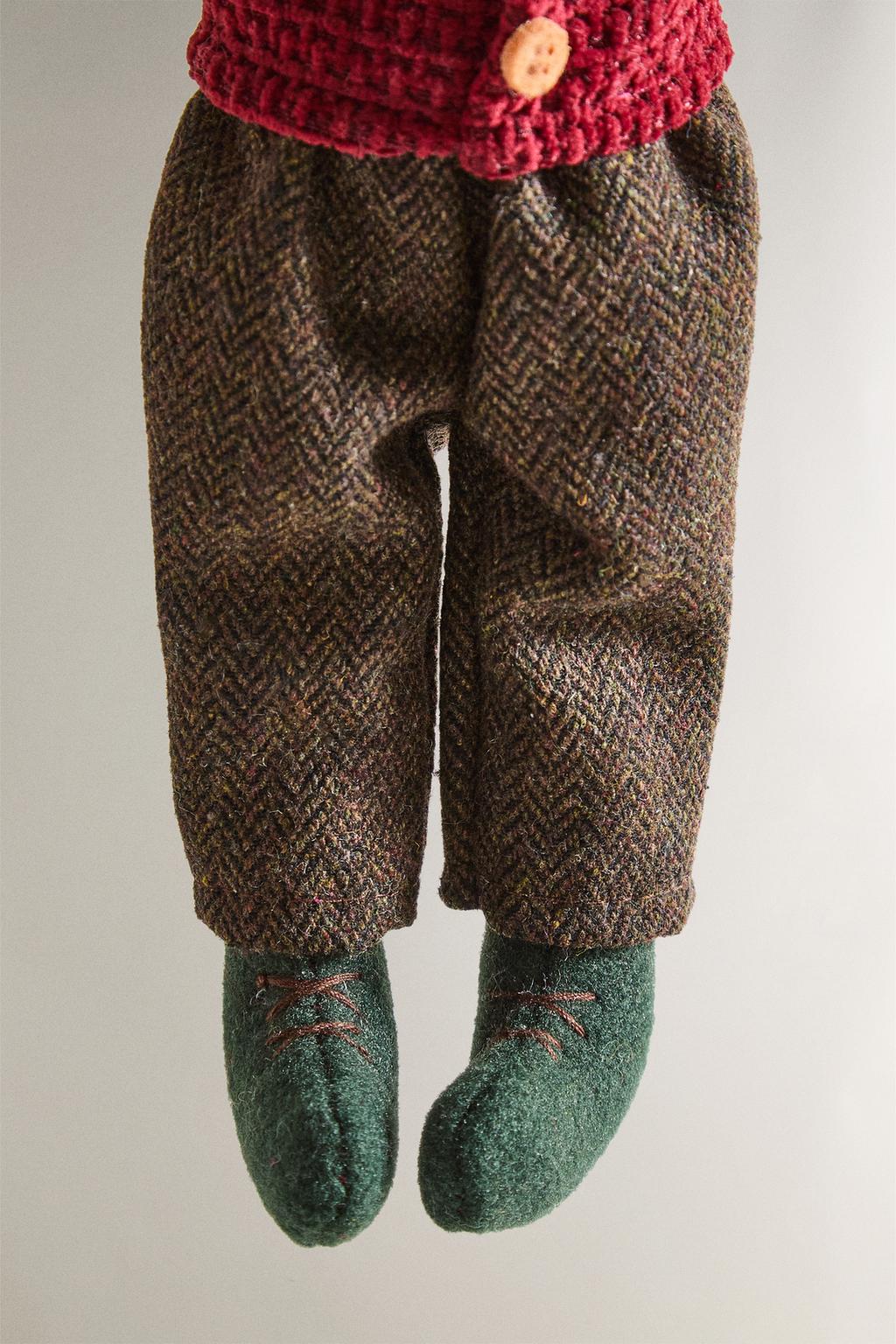 Детская веселая игрушка-эльф на рождество