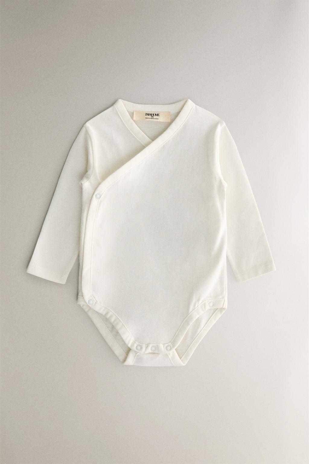 Детский боди для малышей с принтом слонов (набор из 3 штук)